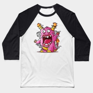 Monster Yeti Cute Design Baseball T-Shirt